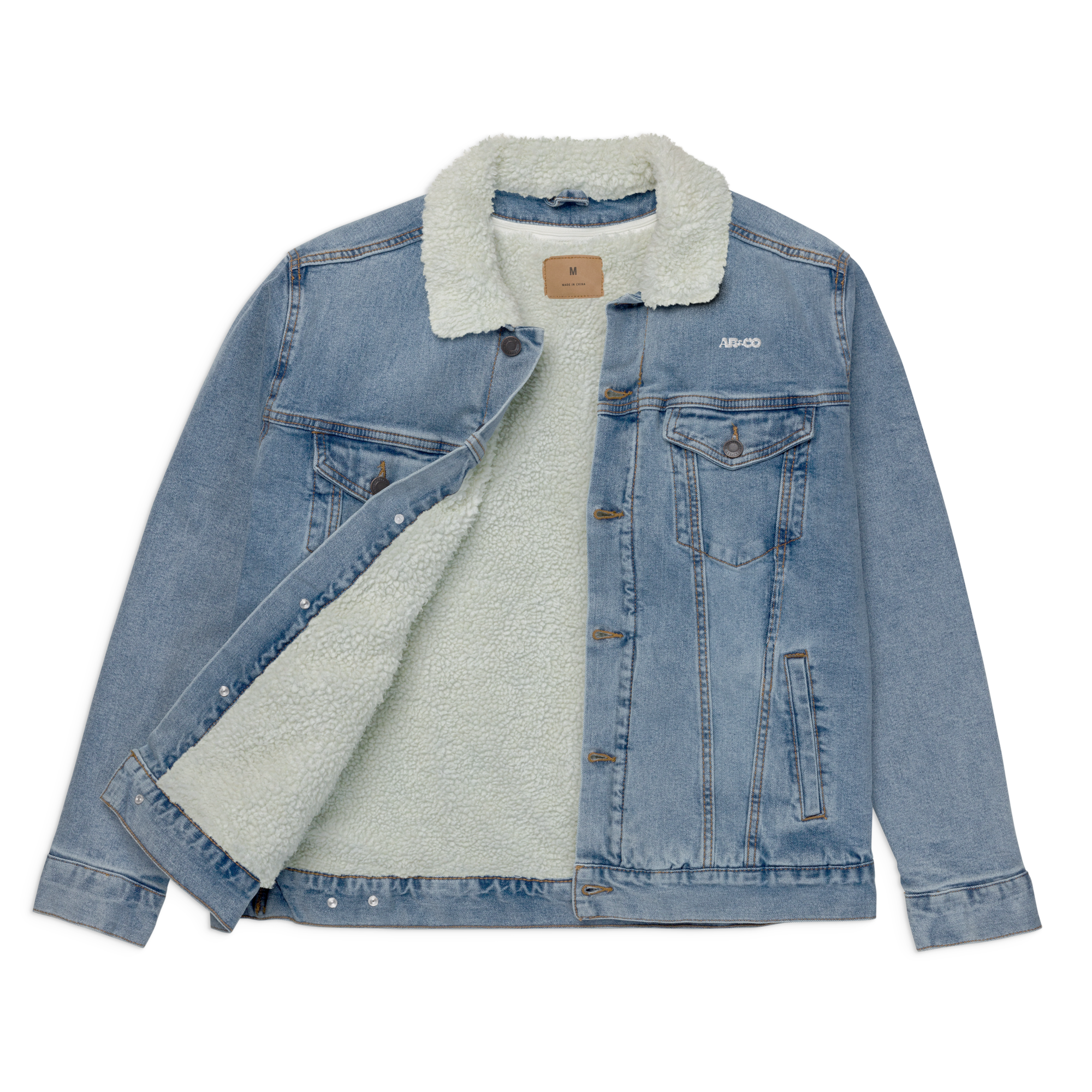 Denim Sherpa Jacket