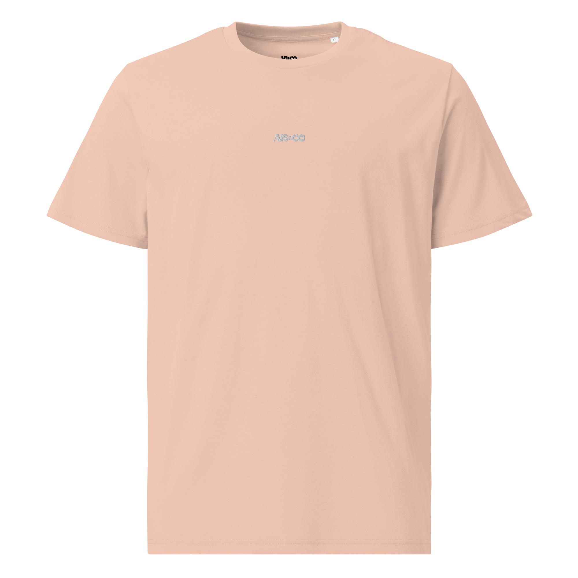 A cotton t-shirt with 'AB&CO' embroidered in white on the chest.