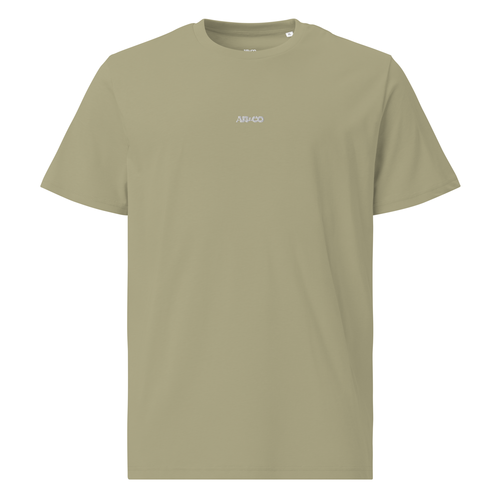 A cotton t-shirt with 'AB&CO' embroidered in white on the chest.