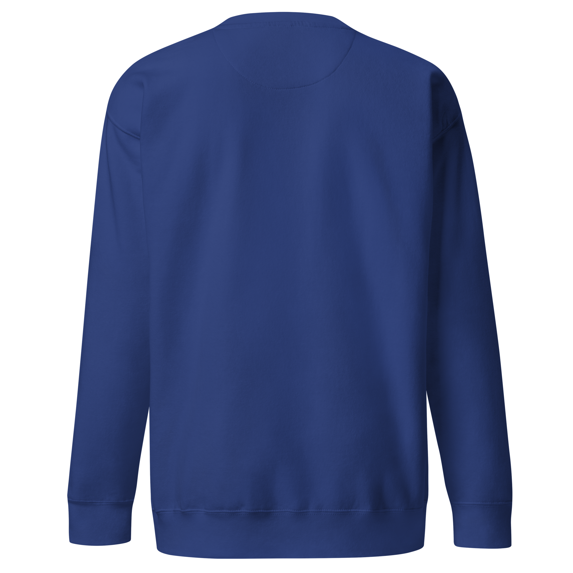 Navy premium sweatshirt with embroidered logo, soft brushed interior, and relaxed streetwear fit.