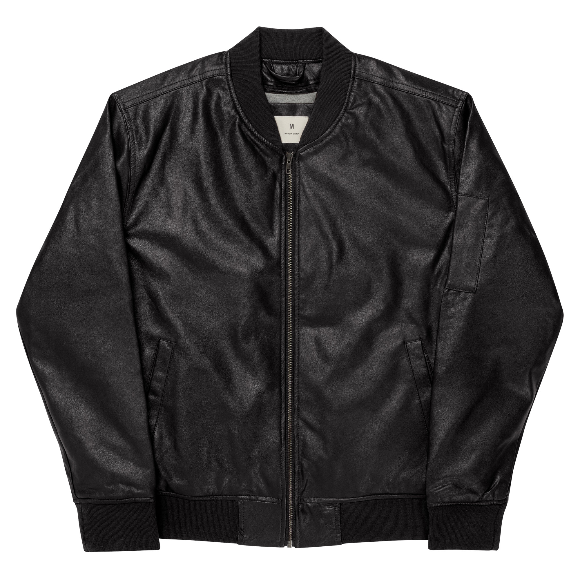 AB&CO Leather Bomber Jacket