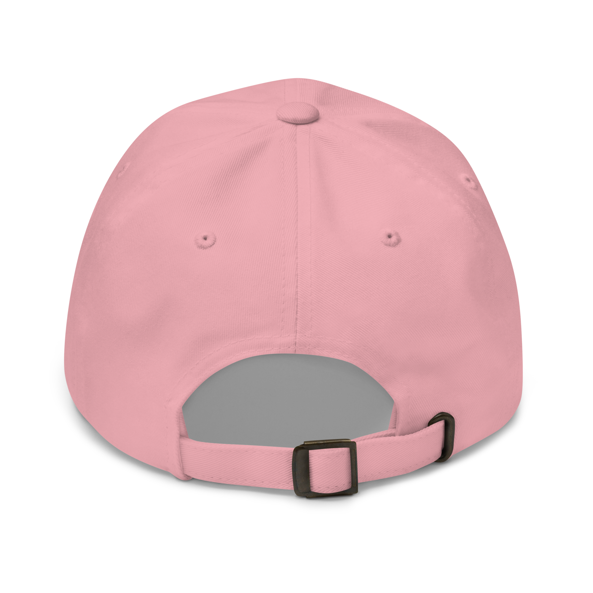Organic cotton dad hat in Beige with embroidered logo, curved brim, and adjustable strap for a relaxed streetwear fit.