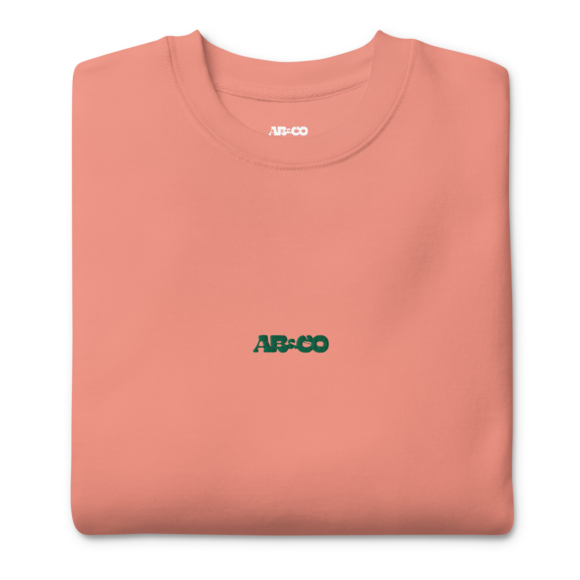 Rose premium sweatshirt with embroidered logo, soft brushed interior, and minimal streetwear design.