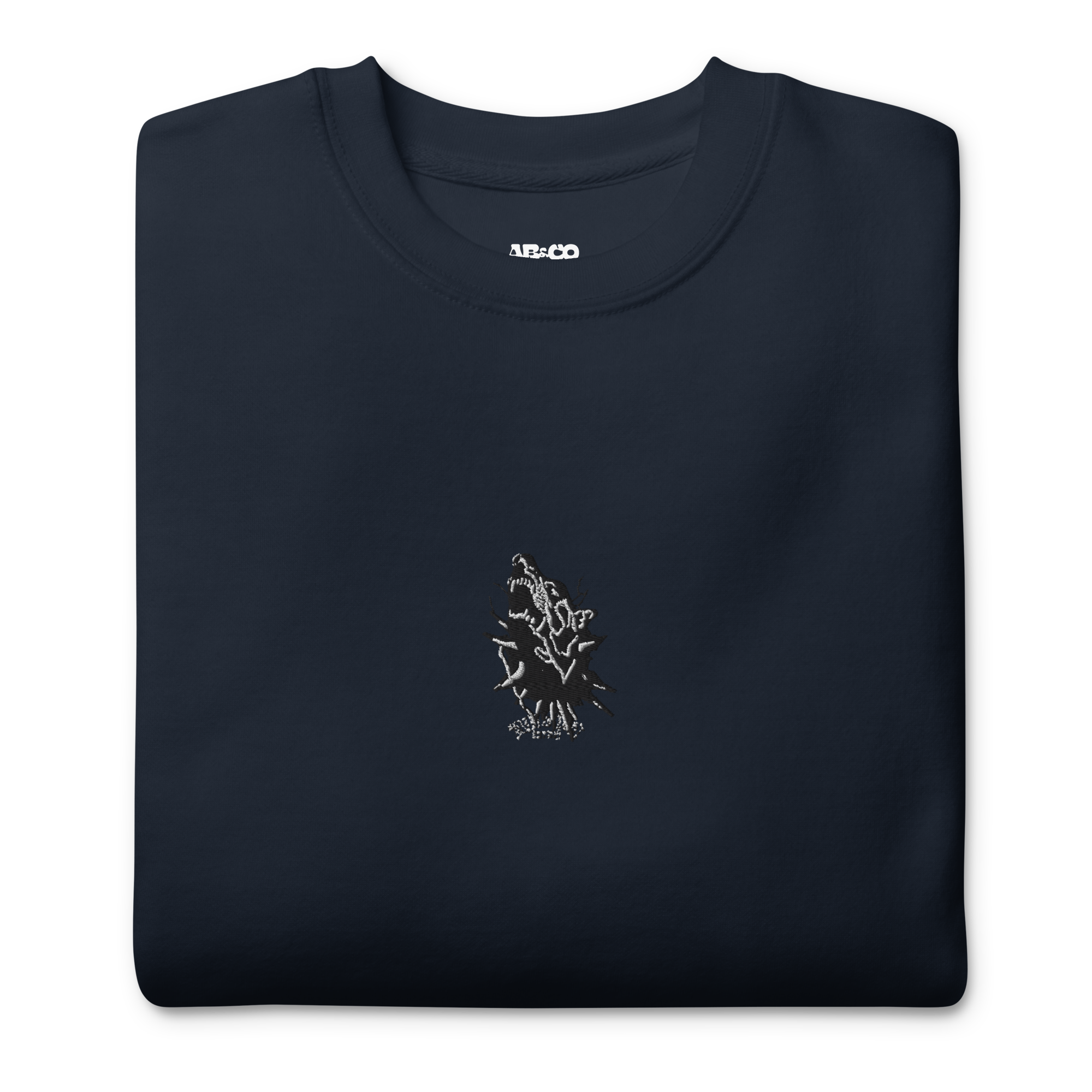AB&CO Graphic Embroidered Premium Sweatshirt