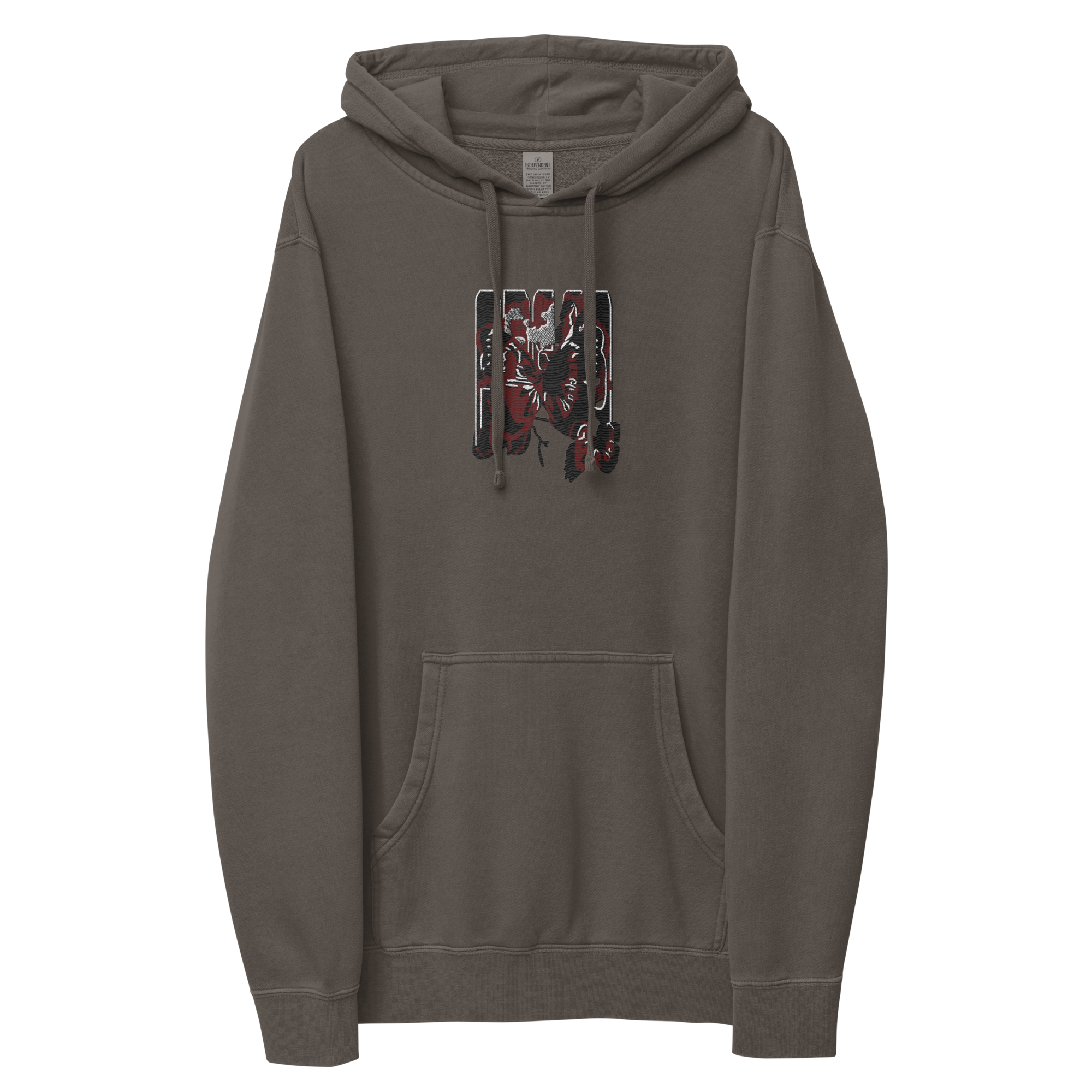 AB&CO Embroidered Graphic Pigment-Dyed Hoodie AB&CO