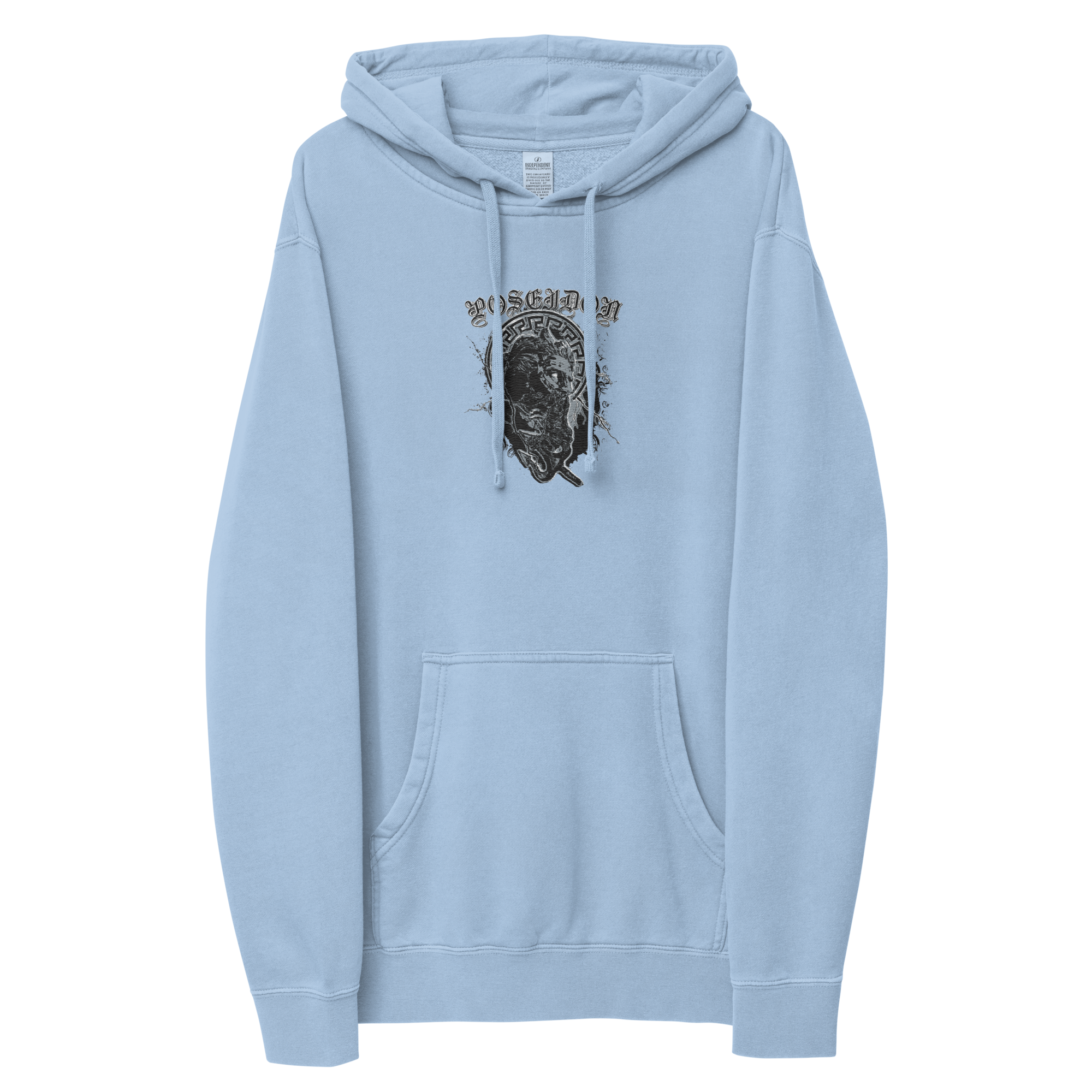 AB&CO Embroidered Graphic Pigment-Dyed Hoodie AB&CO