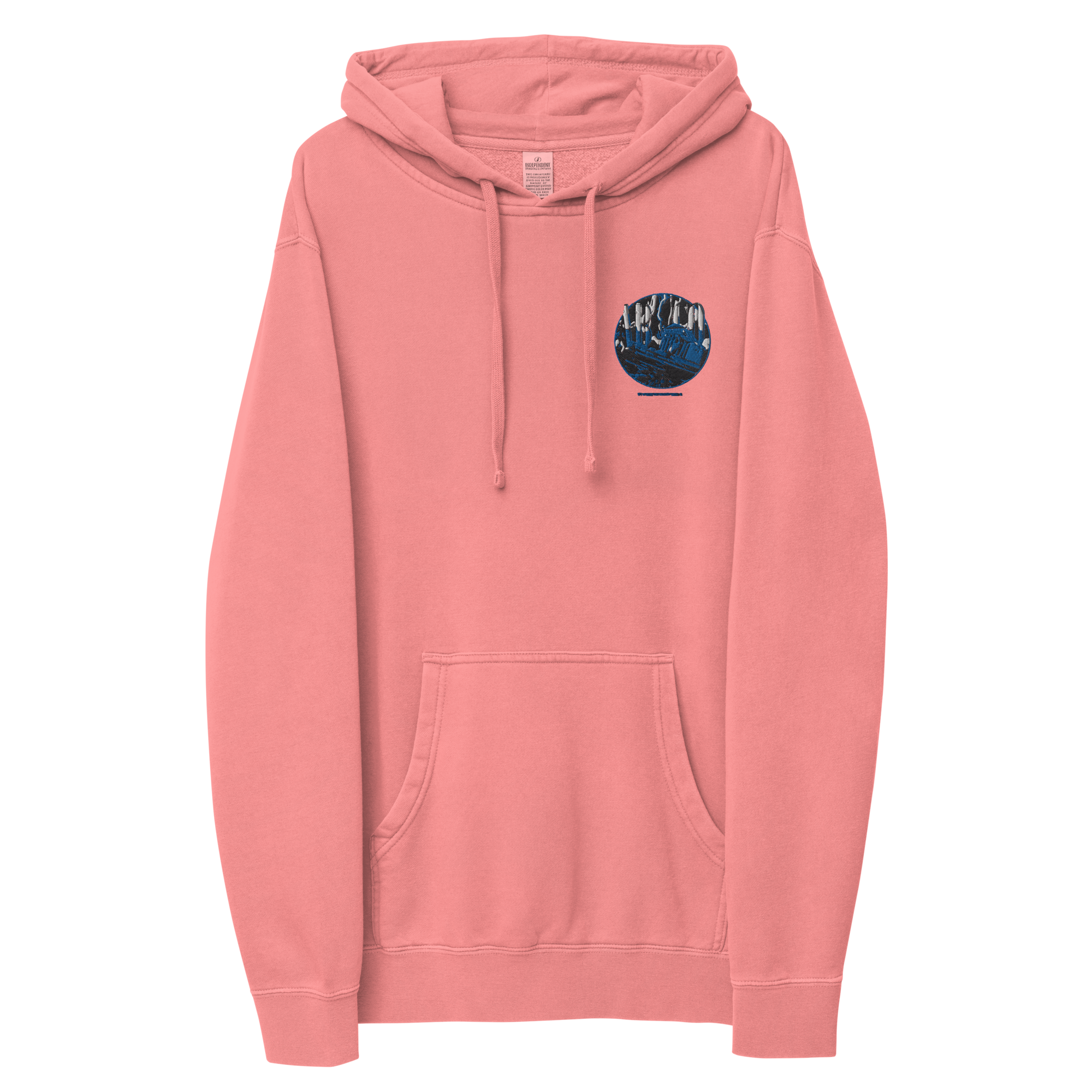 AB&CO Embroidered Graphic Pigment-Dyed Hoodie AB&CO