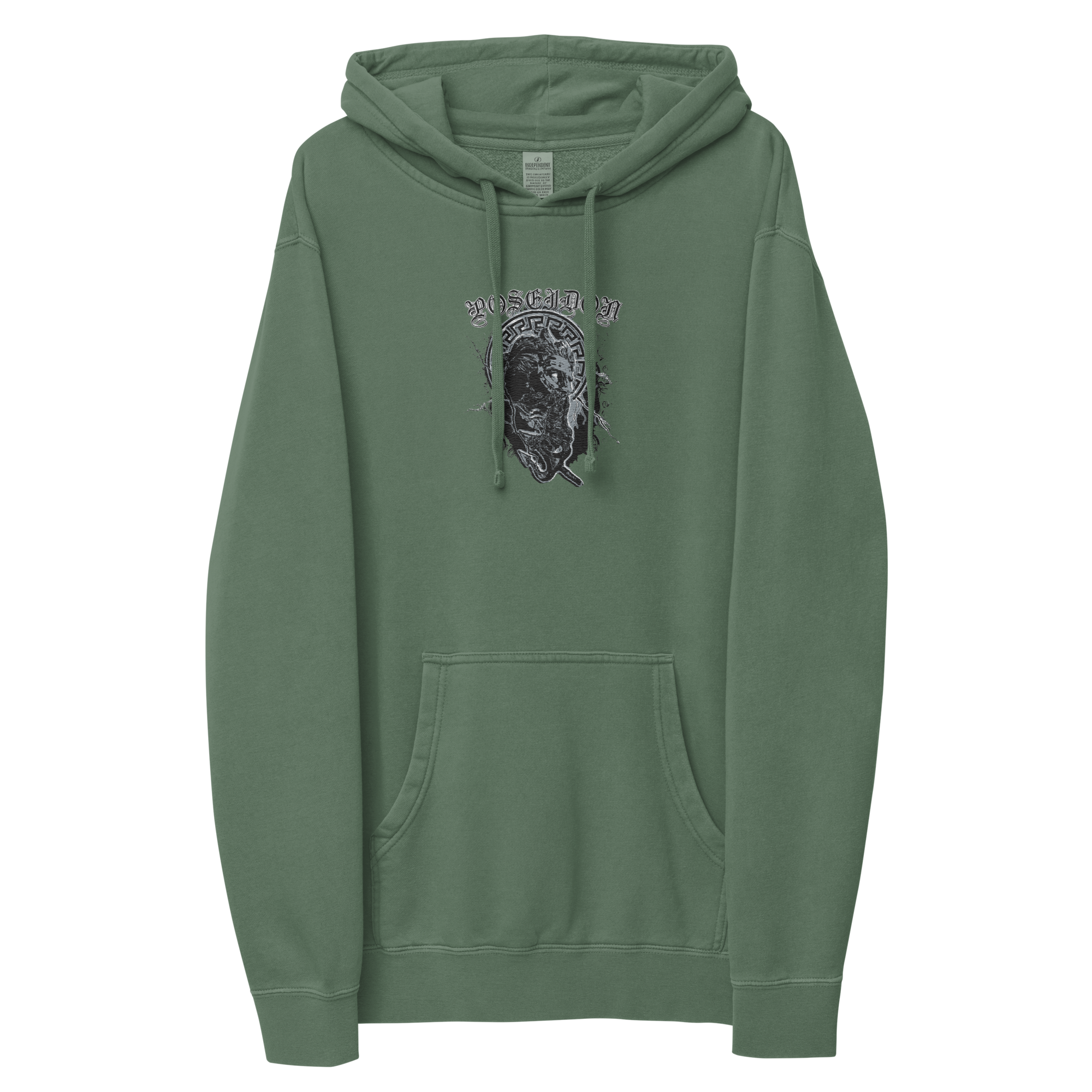 AB&CO Embroidered Graphic Pigment-Dyed Hoodie AB&CO