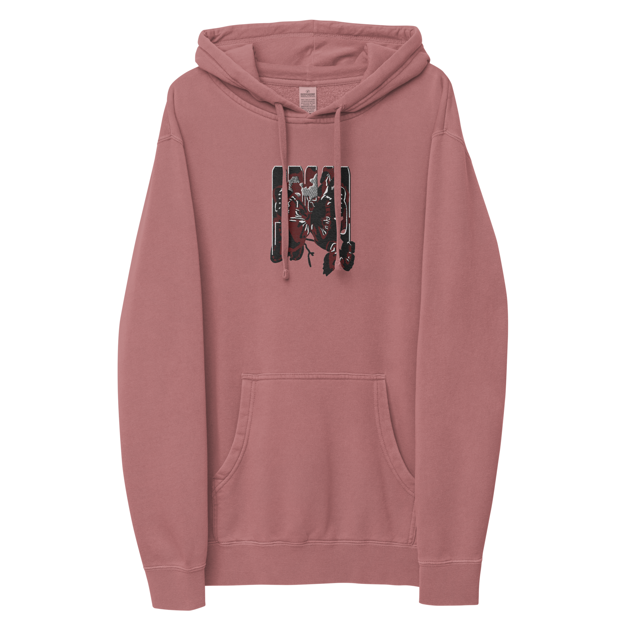 AB&CO Embroidered Graphic Pigment-Dyed Hoodie AB&CO