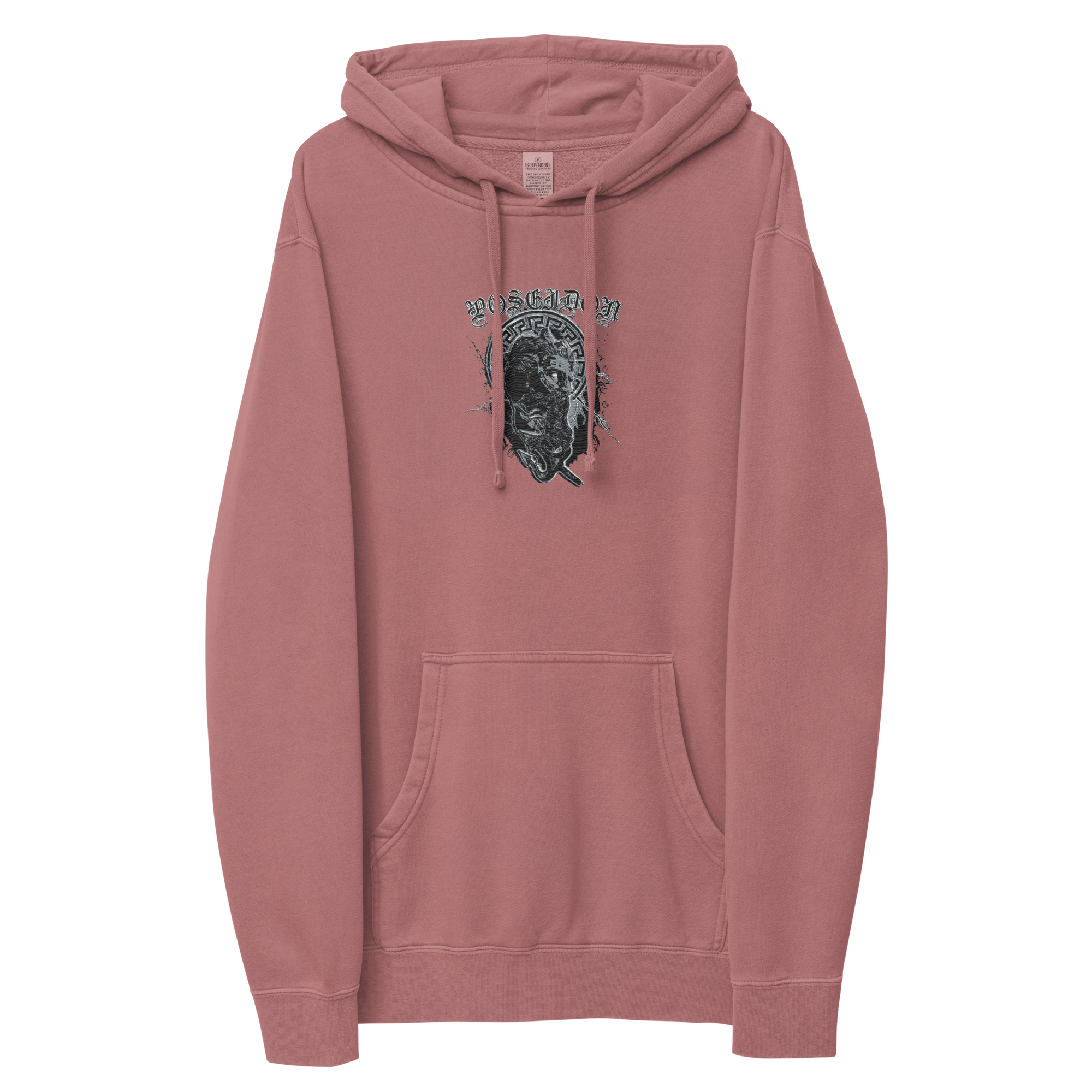 AB&CO Embroidered Graphic Pigment-Dyed Hoodie AB&CO