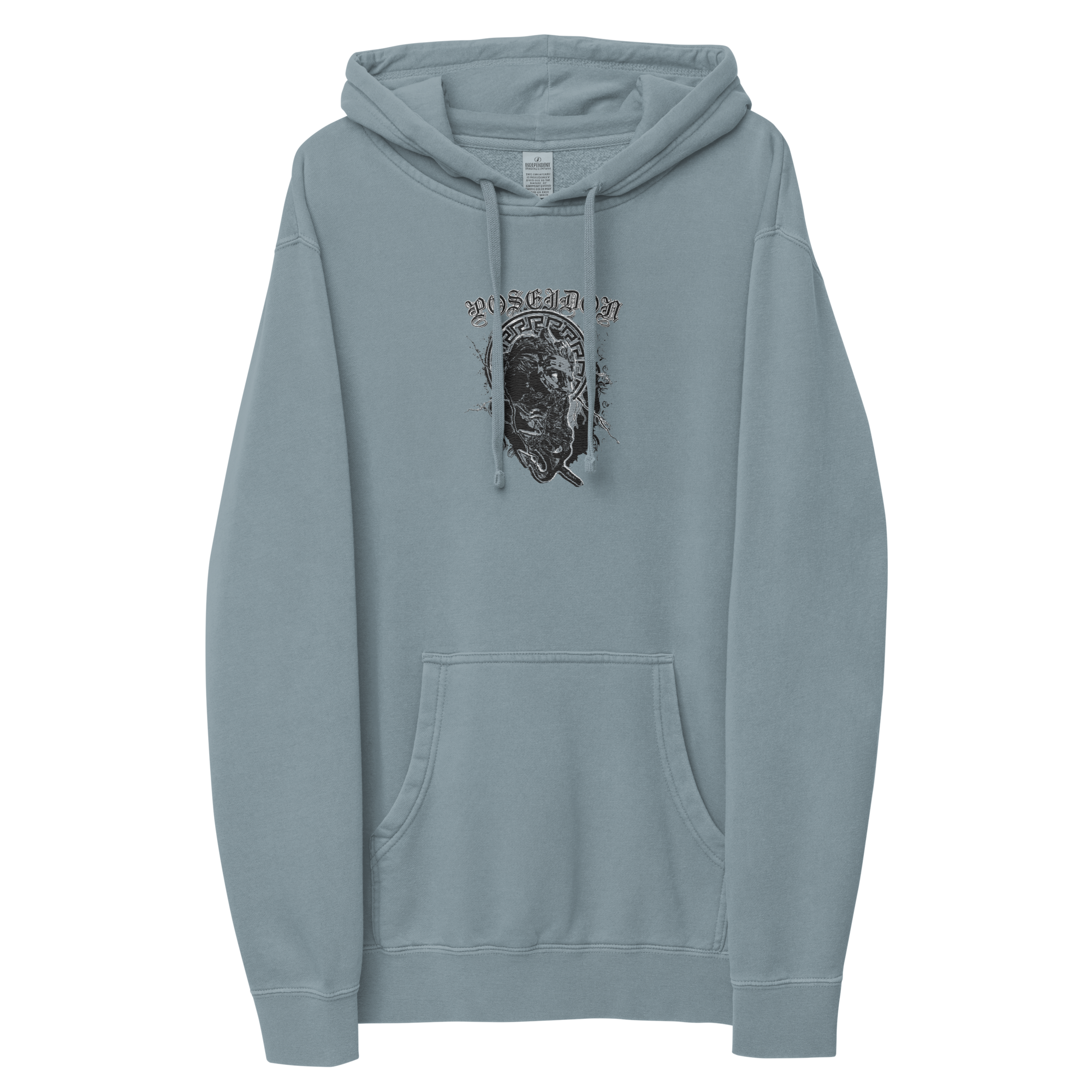 AB&CO Embroidered Graphic Pigment-Dyed Hoodie AB&CO