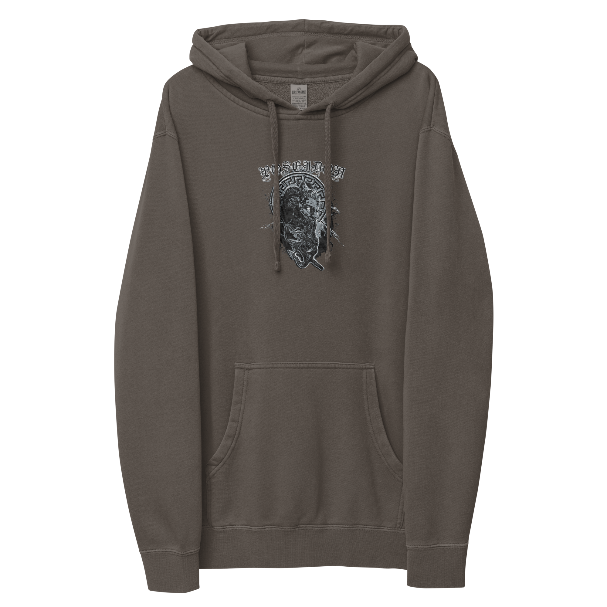 AB&CO Embroidered Graphic Pigment-Dyed Hoodie AB&CO