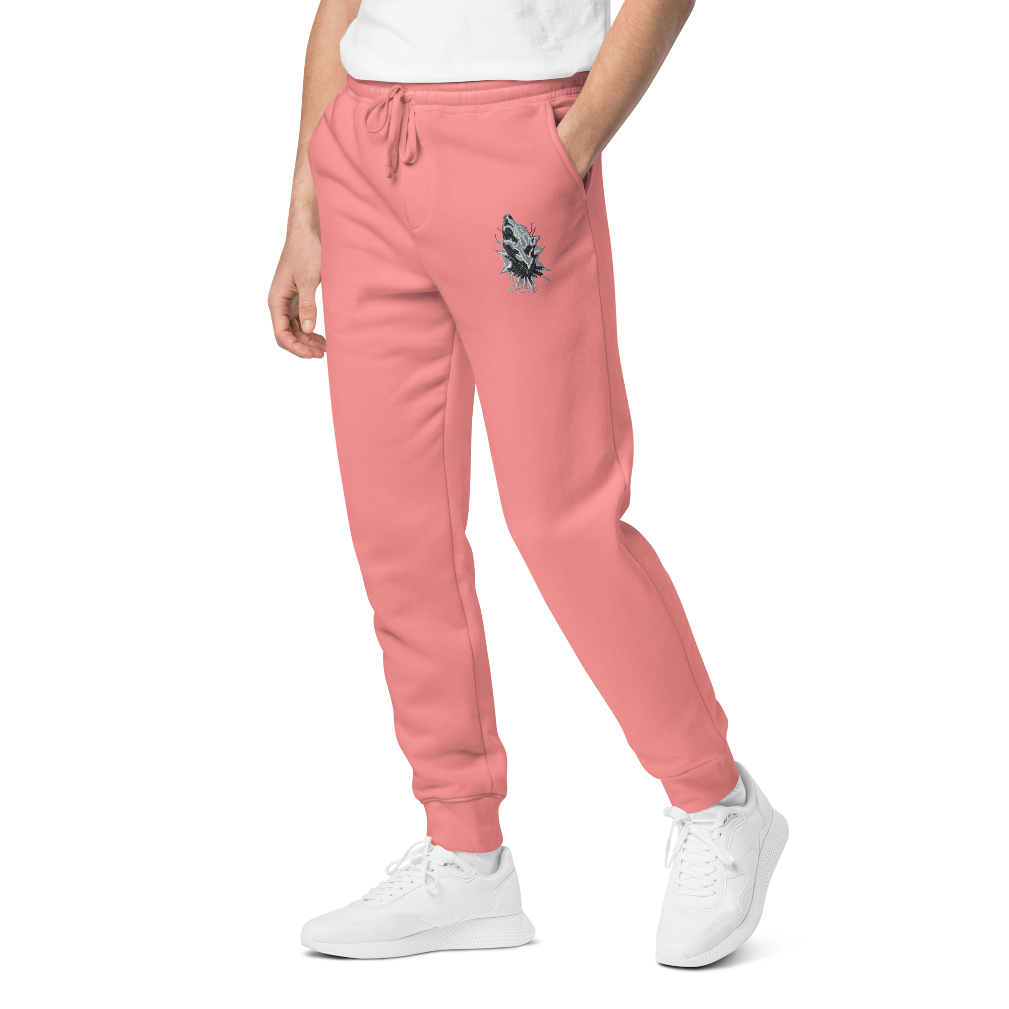 AB&CO Embroidered Graphic Pigment-Dyed Sweatpants AB&CO